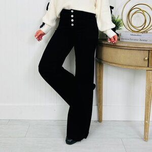 MoCo Bold Moves Tummy Control Black Wide Leg Jeans